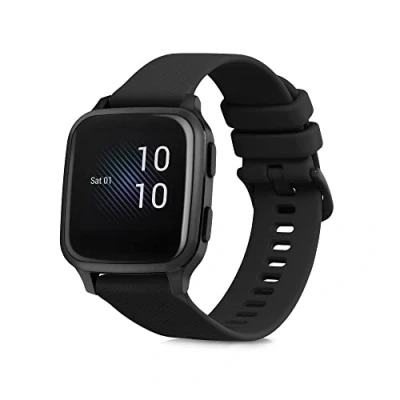 Abbildung von kwmobile Uhrenarmband Armband für Garmin Venu Sq Music / Sq, Ersatzarmband Fitnesstracker Fitness Band Silikon