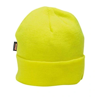 Abbildung von Portwest Strickmütze mit Insulatexfutter, Größe: Einheitsgröße, Farbe: Gelb, B013YER