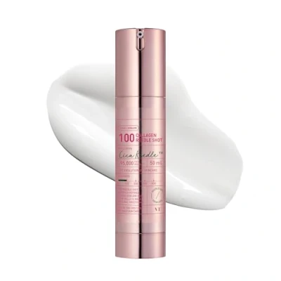 Abbildung von VT Cosmetics Gesichtsserum Collagen Reedle Shot 100 Elastizität mit Tiefenwirkung, Mikronadel Technologie, hypoallergen, intensive Feuchtigkeitspflege
