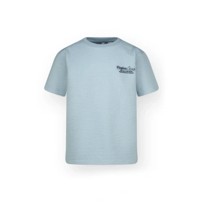 Abbildung von Vingino HUGI Tshirt print für Kinder, Größe: 92, Faded blue