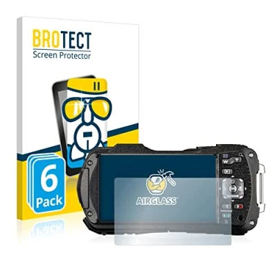 Abbildung von BROTECT Schutzglas für Ricoh WG 80 (6 Stück) Schutzfolie Panzer Folie Glas [Extrem Kratzfest 9H, Anti Fingerprint, Ultra Transparent]