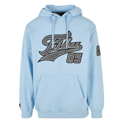 Abbildung von FUBU Varsity Kapuzenpullover, Herren, Größe: Large, Light blue