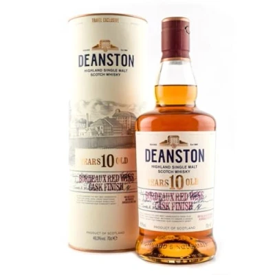 Abbildung von Deanston 10 Years Old Highland Single Malt Bordeaux Red Wine Cask Finish 46,3% Vol. 0,7l in Geschenkbox