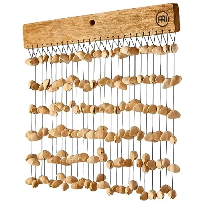 Abbildung von Sonic Energy Kenari Nussschalen Chime Soundeffekt Instrument für Therapie und Percussion Mit Mahagoniholz Aufhängung (SKCH)