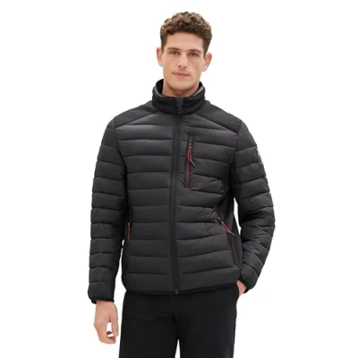 Abbildung von TOM Tailor Hybrid Übergangsjacke, Herren, Größe: 3XL, Black