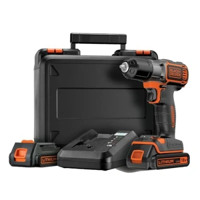 Abbildung von Black &amp; Decker ASD18KB QW, Handbohrmaschine, 1 cm, 2,5 800 RPM, 16 Nm