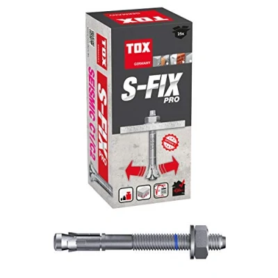 Abbildung von TOX Bolzenanker S Fix Pro M12 x 120/24 mm 25 Stück 04010224 verzinkt