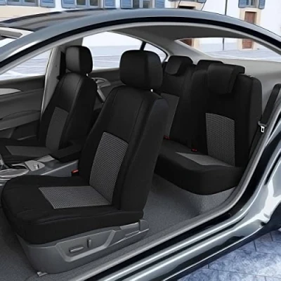 Abbildung von DBS Autositzbezüge nach Maß hochqualitative Fertigung Schnelle Montage Kompatibel mit Airbag Isofix 1011903
