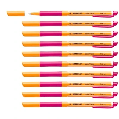 Abbildung von Tintenroller STABILO pointVisco 10er Pack pink