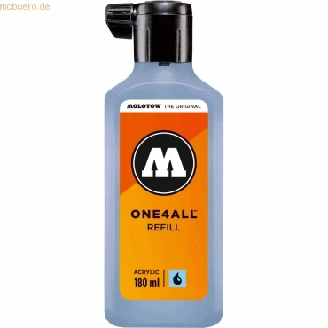 Abbildung von Molotow ONE4ALL Refill Acryl, Farbe 202 keramik hell pastell 180 ml, Nachfülltinte für Permanentmarker