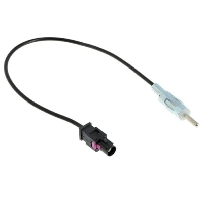 Abbildung von Antennenadapter Fakra auf DIN Anschluss kompatibel mit Audi BMW Citroen Dacia FIAT Opel Mercedes Peugeot Renault Seat Skoda VW
