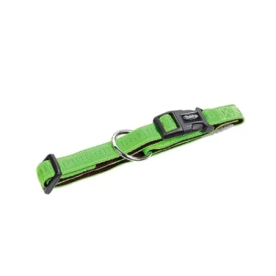 Abbildung von Nobby Halsband Soft Grip, hellgrün / braun L: 25/35 cm, B: 15 mm, 1 Stück
