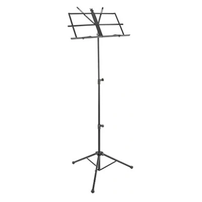 Abbildung von Stagg 22040 Notenständer mit Nylon Verbindungsteilen (zusammenklapbar, Ablagehöhe: 52 123cm (20,5 48,5 Zoll), 3x Sektionen: 12/16/19mm, Rohrdurchmesser Beine: 16mm)