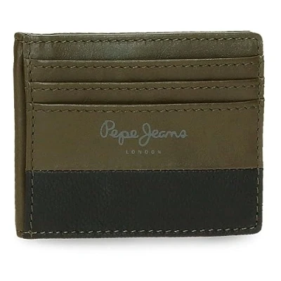 Abbildung von Pepe Jeans Dual kartenetui Grün 9,5 x 7,5 cm Leder, grün, Talla única,