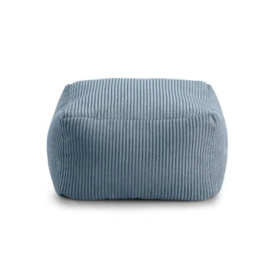 Abbildung von Gutekissen® Kinder Sitzsack „Miki“ Bequem, Montessori Sitzkissen für Kinderzimmer (Blau, 50x50x30 cm)
