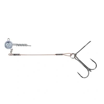 Abbildung von Pike rig + screw Jigkopf 5,5cm 15g Angelsystem