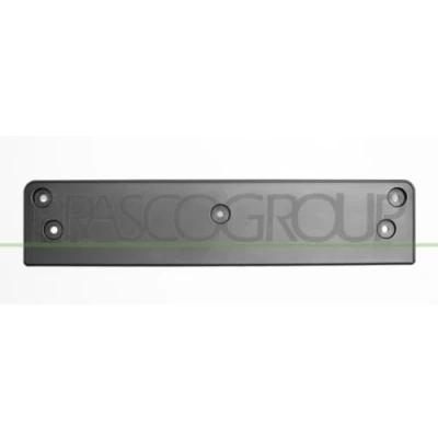 Abbildung von PRASCO VG4081539 Kennzeichenhalter vorne schwarz rahmenlos VOLKSWAGEN: Golf 7 Schrägheck