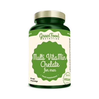 Abbildung von GreenFood Nutrition Multi VitaMin Chelate für Männer 90 St