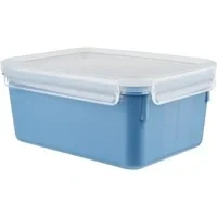 Abbildung von Emsa N10128 Clip &amp; Close Color Edition Frischhaltedose 2,2 Liter 100% auslaufsicher/hygienisch BPA frei spülmaschinen , mikrowellen und gefriergeeignet Aqua Blau