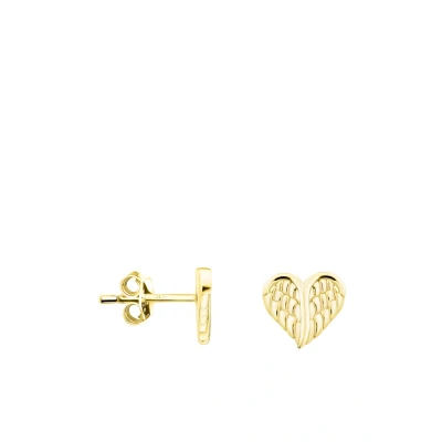 Abbildung von SOFIA MILANI Damen Ohrringe 925 Silber vergoldet/golden Herzen Ohrstecker E1202