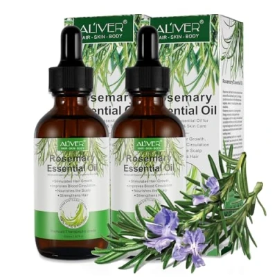 Abbildung von ALIVER Haaröl Rosmarinöl Ätherisches Haarwachstum 60xML Bio Vegan Aliver, 2 tlg.,