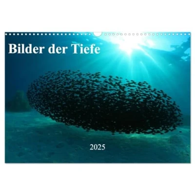Abbildung von Bilder der Tiefe 2025 (Wandkalender DIN A3 quer), CALVENDO Monatskalender