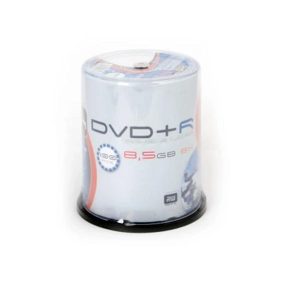 Abbildung von DVD+R 8,5 GB OMEGA Freestyle bedruckbar FS 8x Double Layer Cakebox 100 Stück