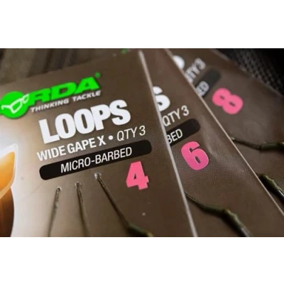 Abbildung von Korda Loop Rigs Krank Hakengröße 4 Karpfen Vorfächer