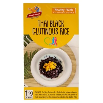Abbildung von Golden Phoenix Schwarzer klebriger Thai Reis 1 kg