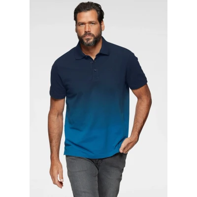 Abbildung von Mans World Poloshirt, mit Farbverlauf