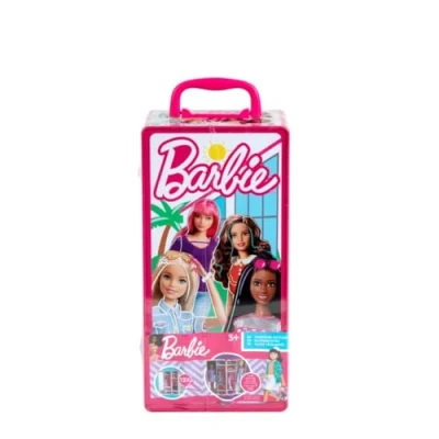 Abbildung von Klein Puppenkleiderschrank Barbie Schrankkoffer