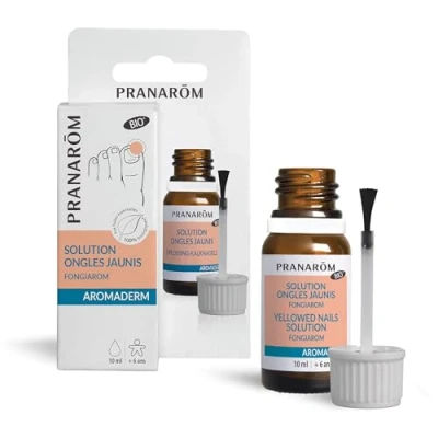 Abbildung von Pranarôm Befallene Nägel, geschwächte/geschädigte Lotion mit biologischen ätherischen Ölen, 10 ml (Verpackung kann variieren)