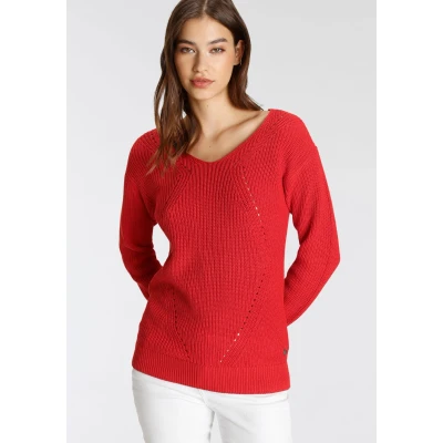 Abbildung von Tamaris Strickpullover, mit Ajour Muster NEUE KOLLEKTION