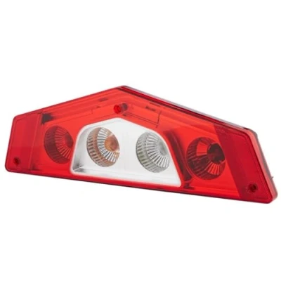 Abbildung von HELLA Rückleuchte Caraluna X für Wohnwagen und Wohnmobil Glühlampe 12V Einbau/geschraubt ECE Lichtscheibenfarbe: rot/glasklar Stecker: AMP rechts Menge: 1 2VP 012 570 061