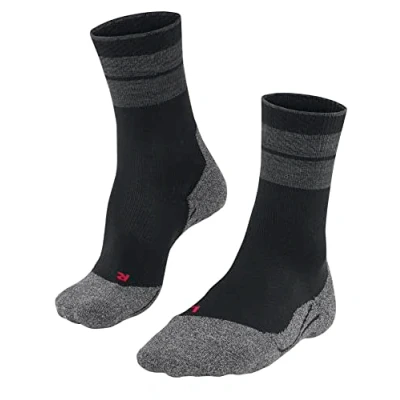 Abbildung von FALKE Herren Wandersocken TK Stabilizing M So Wolle Funktionsmaterial antiblasen dick 1 Paar, Schwarz Black 3003, 39 41