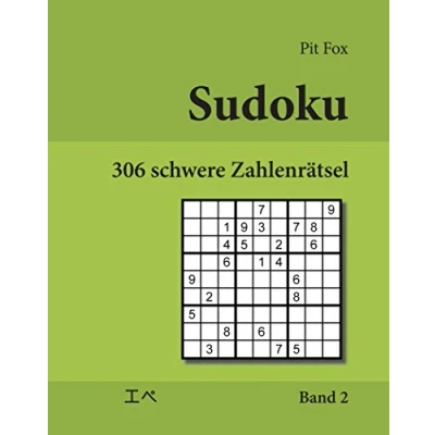 Abbildung von sudoku 306 schwere Zahlenrätsel (306 hard puzzles): Band 2