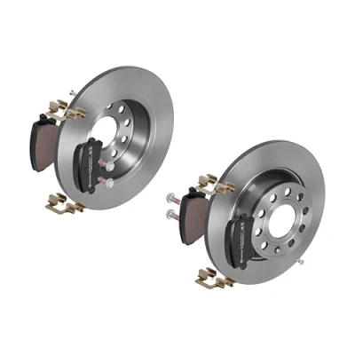 Abbildung von BREMBO BREMSSCHEIBEN Ø282mm + BREMSBELÄGE HINTEN FÜR VW PASSAT VARIANT SEAT