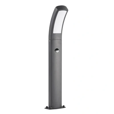 Abbildung von Lindby LED Sockelleuchte Moshe, 60 cm, anthrazit, Sensor