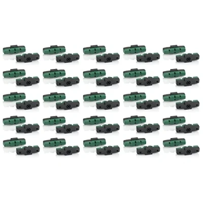 Abbildung von XLC Unisex Erwachsene BS X42 Bremsschuhe, grün, 50mm
