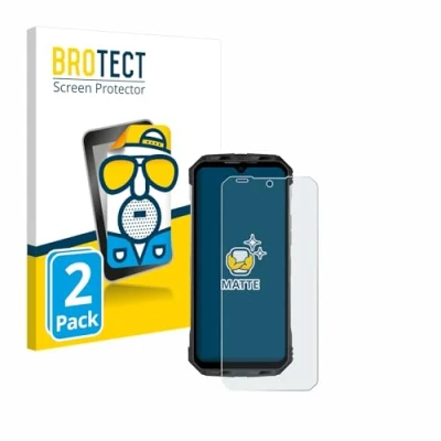 Abbildung von BROTECT Entspiegelungs Schutzfolie für Doogee S110 (2 Stück) Matte Displayschutz Folie, Anti Reflex, Fingerprint