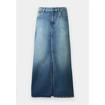 Abbildung von G STAR Viktoria LONG Jeansrock, Damen, Größe: 24, Faded sakarya