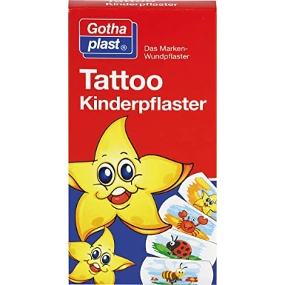 Abbildung von Tattoo Kinderpflaster 25x57 mm 8 St