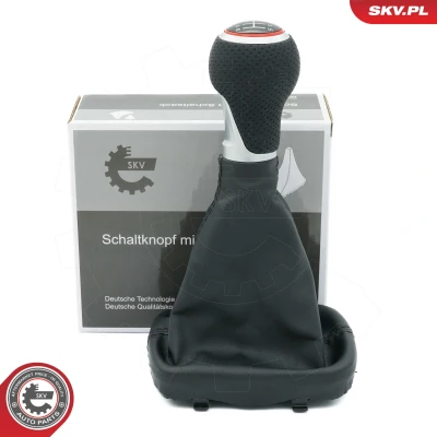 Abbildung von ESEN SKV 63SKV412 Schalthebelknauf 6 Gang Leder AUDI: A3 Schrägheck, Sportback
