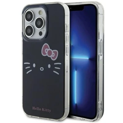 Abbildung von CG MOBILE Hello Kitty HKHCP14LHKHLK Hülle für iPhone 14 Pro 6.1&#039;&#039; Schwarz hardcase IML Face