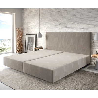Abbildung von Boxspringgestell Dream Well Mikrofaser Beige 200x200 cm