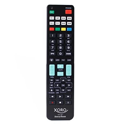 Abbildung von Xoro XRC 8F1 Universalfernbedienung für bis zu 8 Geräte Universal Fernbedienung (8 in 1)