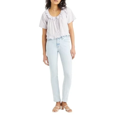 Abbildung von Levi&#039;s 712 Slim WELT Pocket Jeans Fit, Damen, Größe: 30x32, Trees please