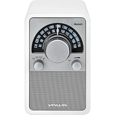 Abbildung von Sangean WR 15BT Retro bluetooth Radio mit AM und FM Weiß