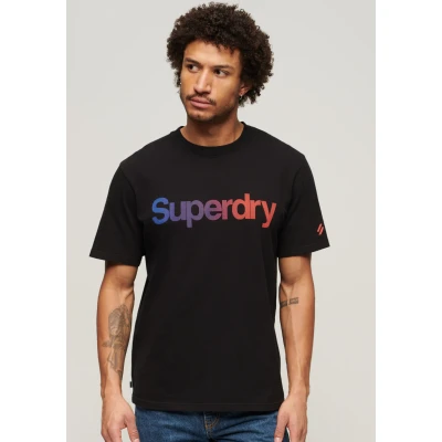 Abbildung von Superdry CORE LOGO Loose Tshirt print, Herren, Größe: XXL, Black fade