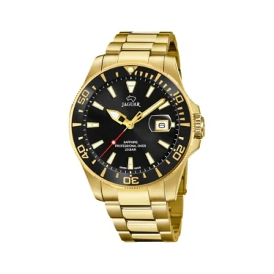 Abbildung von Jaguar Uhr, Herren, Größe: One Size, Goldfarben